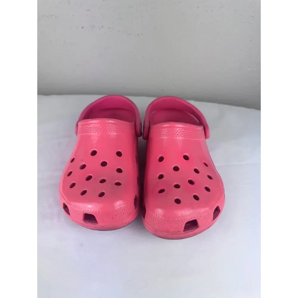Crocs Pink Glossy Junior size 5
